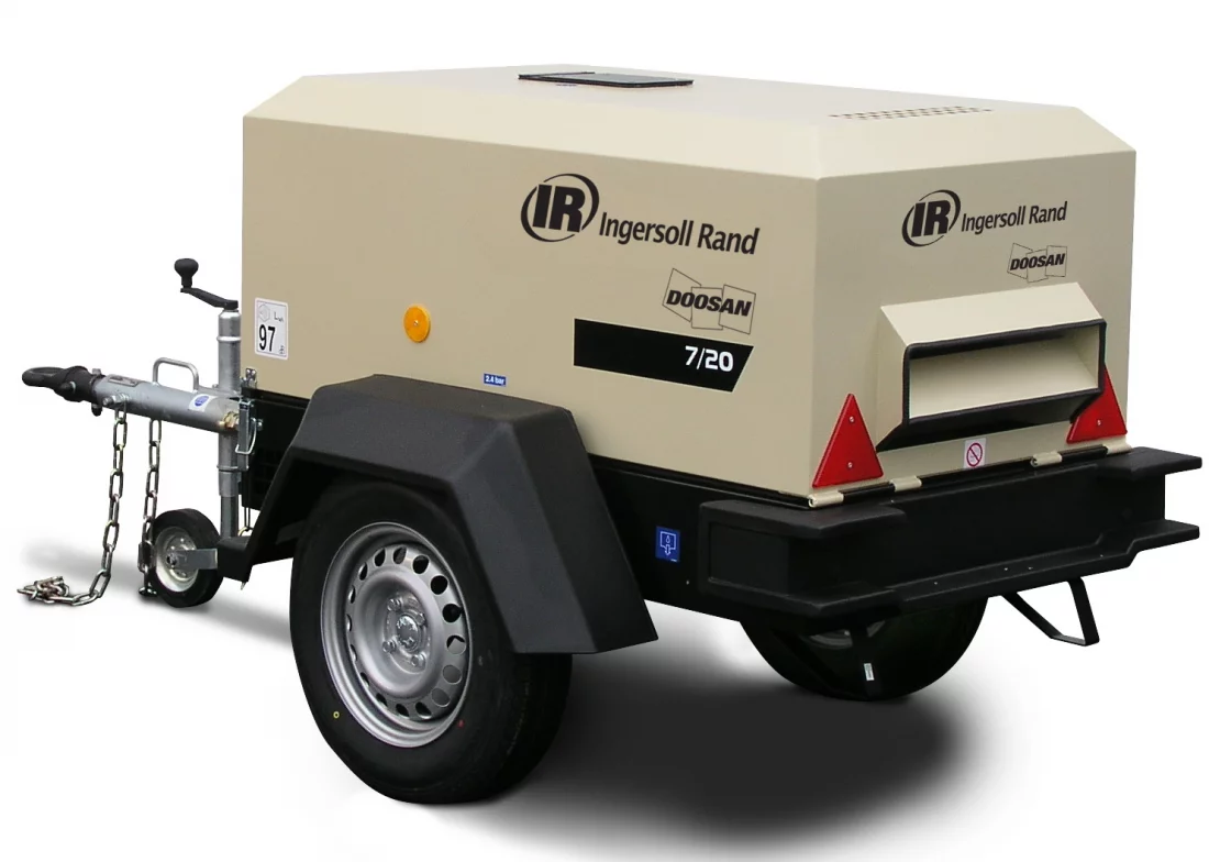 Дизельный компрессор Doosan 7/21E