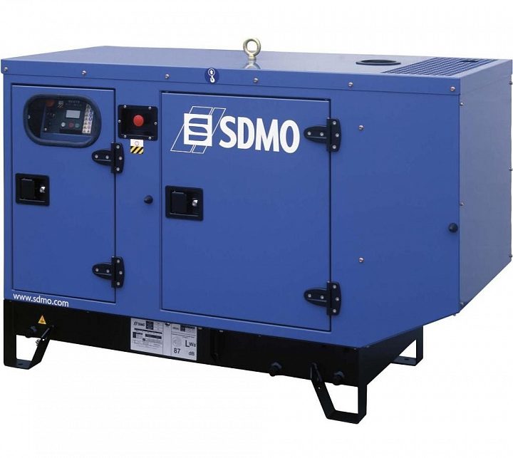 Дизельный генератор SDMO K 22 в кожухе с АВР