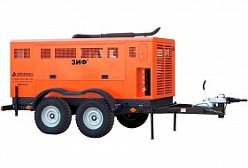 Дизельный компрессор ЗИФ ПВ-14/1,5 на шасси — фото 1