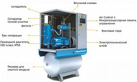 Винтовой компрессор Kraftmann VEGA 7 Optima (10 бар) — фото 3