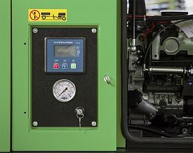 Дизельный компрессор Atmos PDP 35 10 на салазках — фото 3