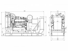 Дизельный генератор ПСМ АД-250 (ЯМЗ) с АВР — фото 2