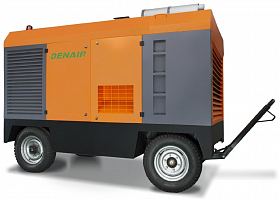 Дизельный компрессор Denair DACY-26/25 (на шасси) — фото 1