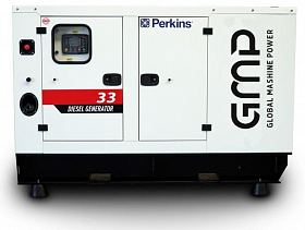 Дизельный генератор Perkins GMP 110PM в кожухе — фото 4